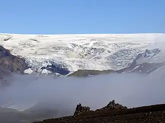 Myrdalsjökull von Süden aus gesehen