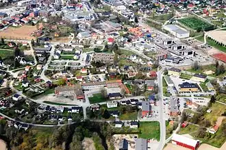 Stadtzentrum von Mysen