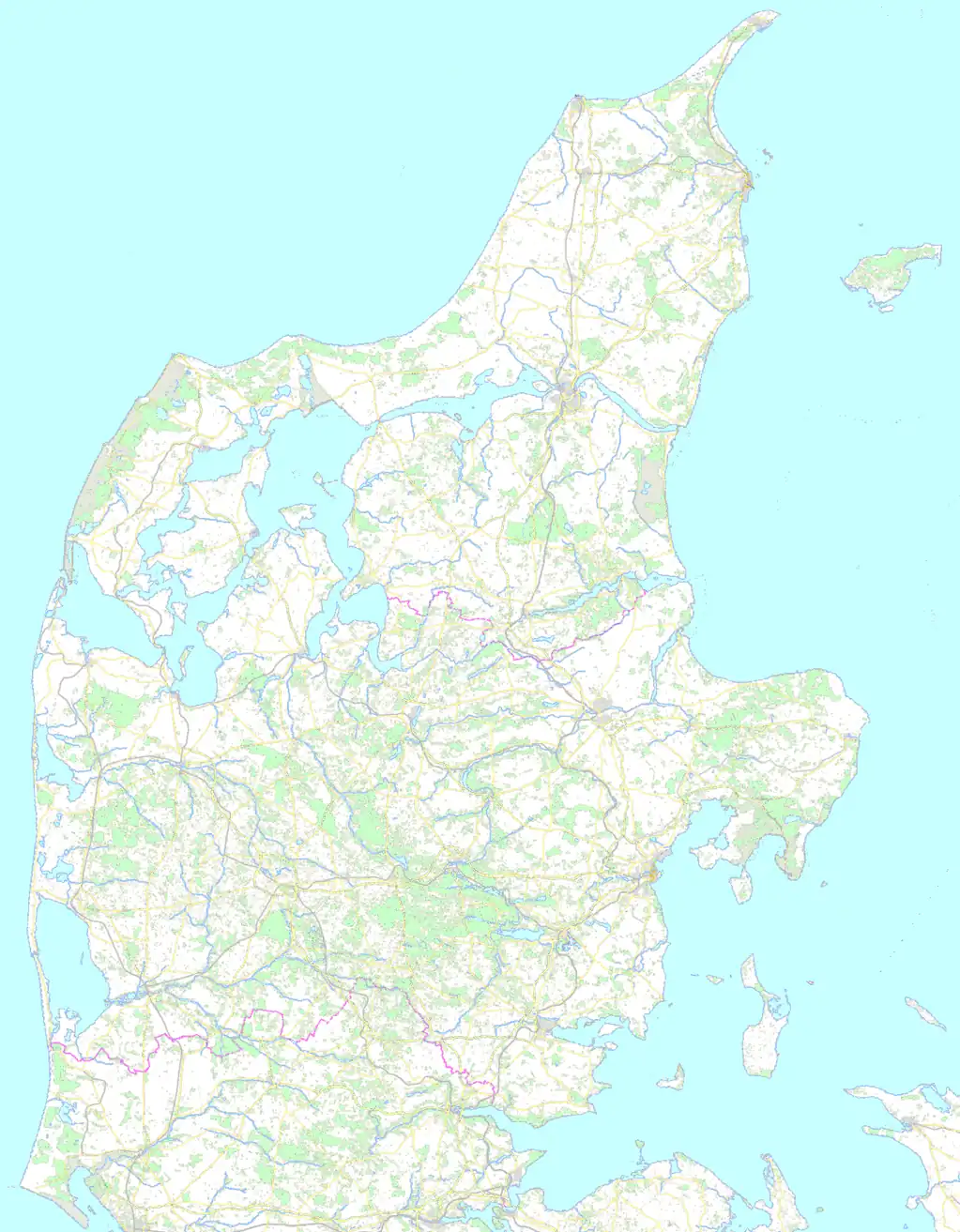 Backsteinbauwerke der Gotik/Verteilung in Nordjütland (DK 0B)