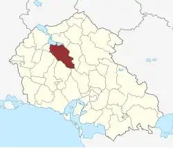 Lage des Gunderslev Sogn in der Næstved Kommune