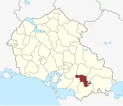 Lage des Mogenstrup Sogn in der Næstved Kommune