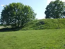 Nördlicher Anfang des Halbkreiswalls