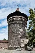 Stadtturm Rotes Q, sogenannter Spittlertorturm