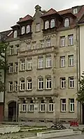 Denkmalgeschütztes Mietshaus am Aufseßplatz 5