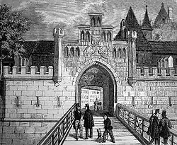 Färbertor, 19. Jahrhundert