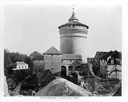 Abriss des Laufer Tors, Ende 19. Jahrhundert