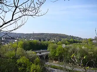 Im Hintergrund der Nützenberg, aus nordöstlicher Richtung gesehen