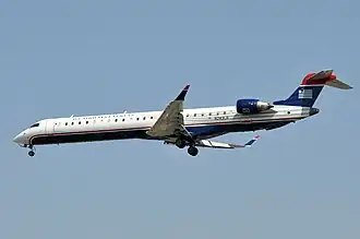 Bombardier CRJ900 der Mesa Airlines, betrieben für US Airways Express