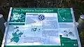 Infotafel zum Naturschutzgebiet