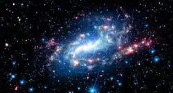 Aufnahme vom Spitzer-Weltraumteleskop