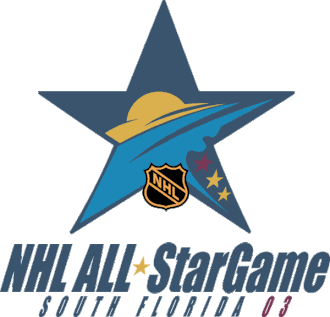 Das offizielle Logo des NHL All-Star Games 2003 in Sunrise