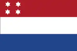 Rangflagge eines Admiralleutnants