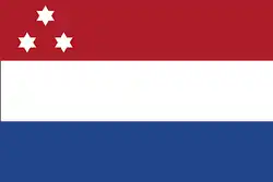 Rangflagge des Vizeadmirals oder Generalleutnants