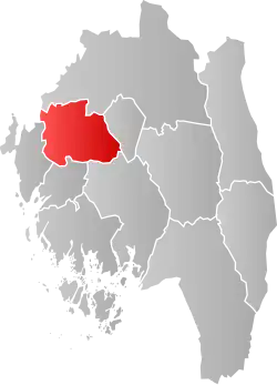 Lage der Kommune in der Provinz Østfold