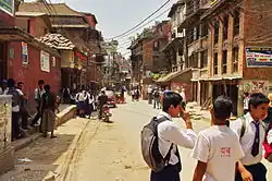 Straßenszene in Madhyapur Thimi