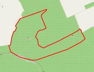 Übersichtskarte des Naturschutzgebiets