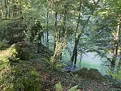 Blick in den östlichen Teil der Schlade