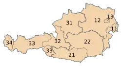 Die NUTS-2-Regionen Österreichs
