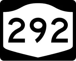 Straßenschild der New York State Route 292