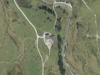 Naßfeldalm aus der Vogelperspektive