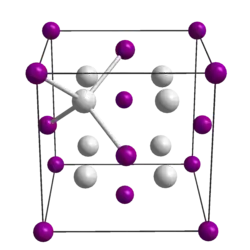 Kristallstruktur von Natriumtellurid