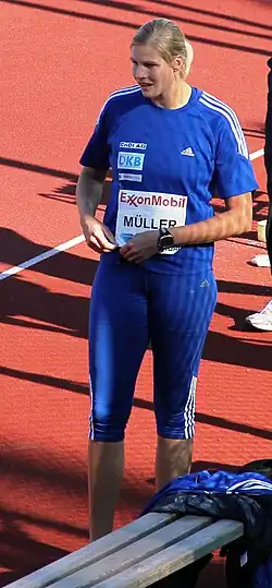 Bronzemedaillengewinnerin Nadine&nbsp;Müller