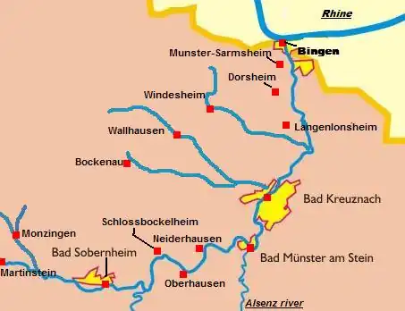 Nahe-Weinregionen