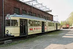 GT8 im Dortmunder Nahverkehrsmuseum