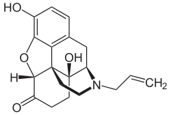 Struktur von Naloxon