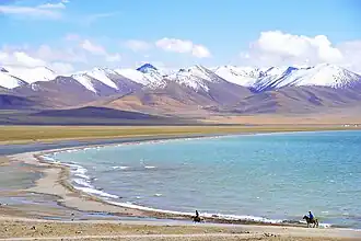 Teil der Nyainqêntanglha-Kette im Transhimalaya