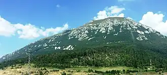 Von Süden am Razdrto-Sattel