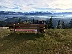 Sicht Richtung Berner Alpen