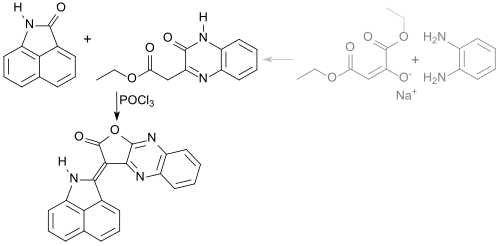 Roter Dispersionsfarbstoff mit Naphtholactam