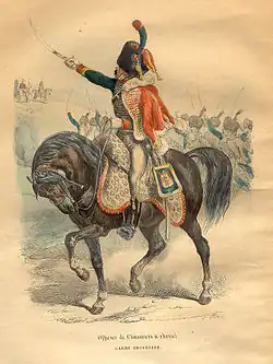 Offizier der Chasseurs à&nbsp;cheval