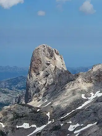 Naranjo de Bulnes von Südwesten, vom Pico Tesorero