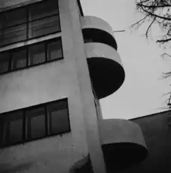 Narkomfin, Südseite, um 1929