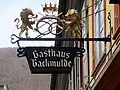 Nasenschild Gasthaus Backmulde, Heidelberg