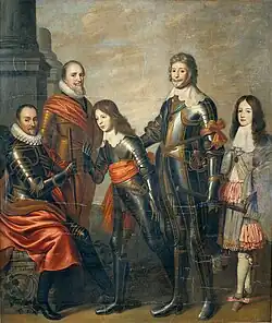 Die Prinzen von Oranien (um 1662)