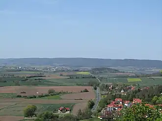 Nassacher Höhe von Süden (Burg Königsberg)