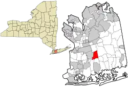Lage im Nassau County