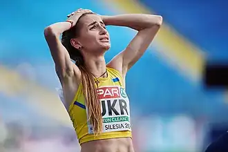 Natalija Krol bei den Europaspielen 2023 in Chorzów