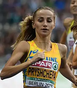 Natalija Krol – frühere Natalija Pryschtschepa – ausgeschieden als Siebte des ersten&nbsp;Halbfinals