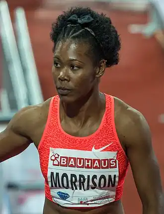 Natasha Morrison Rang fünf in 11,15&nbsp;s