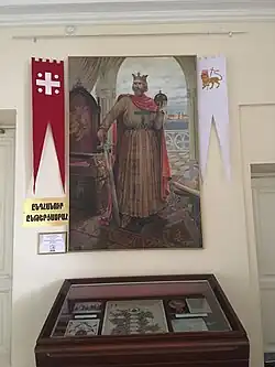 Vitrine und Wandbild (2018)