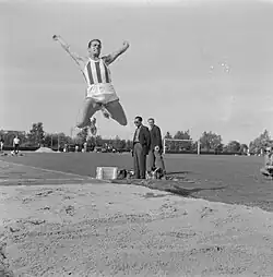 Nach Rang sechs bei den Europameisterschaften 1958 wurde Eef&nbsp;Kamerbeek hier in Belgrad&nbsp;Vierter