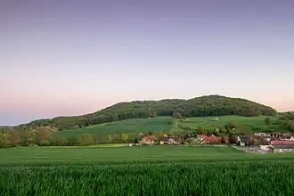 Blick auf den Alten Gleisberg mit Löberschütz