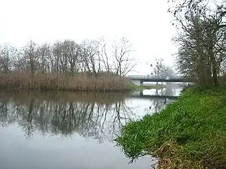 Nauen-Paretzer-Kanal bei Bredow, heute Oberlauf des Großen Havelländischen Hauptkanals