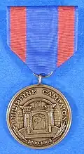 Philippine Campaign Medal, Orden der U.S. Streitkräfte für den Dienst im philippinisch-amerikanischen Krieg, 1899 bis 1913