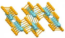 Kristallstruktur von Niobtriselenid