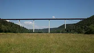Neckartalbrücke bei Weitingen